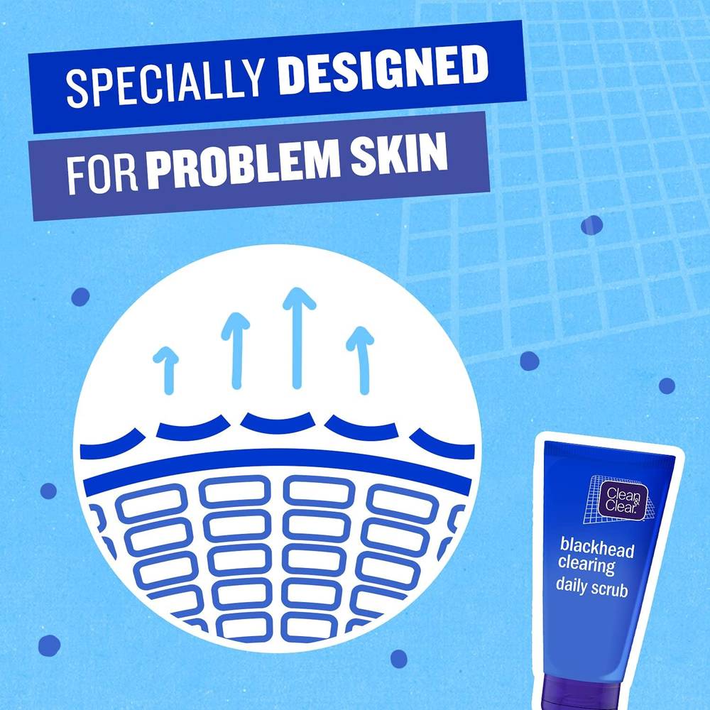 Clean & Clear, Daily Scrub, Blackhead, Clearing, - 150ml