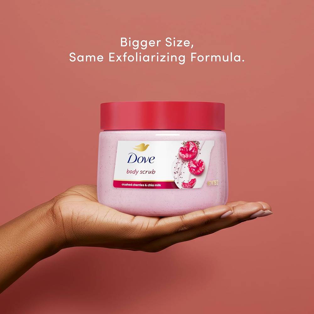 Dove, Body Scrub, Cherry & Shea Milk, 425g