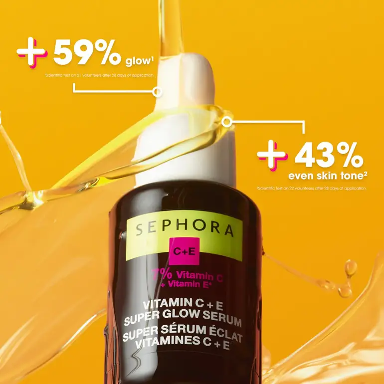 Sephora, Super Glow Serum, 7% Vitamin C, 18 ml