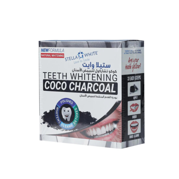 Stella White Coco Charcoal Teeth Whitening Powder