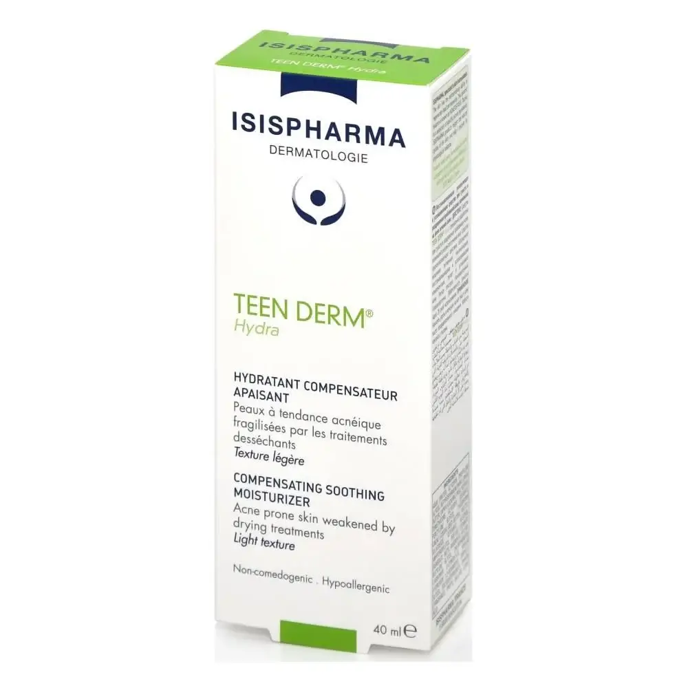 Isis Pharma, Teen Derm Hydra Moisturizer, for acne-prone skin - 40ml