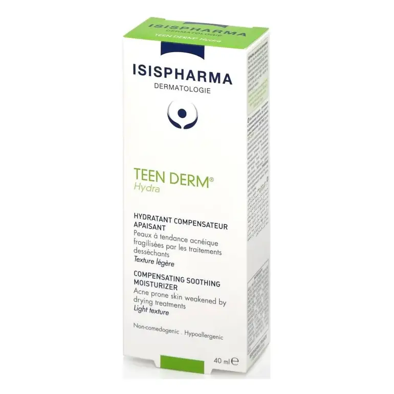 Isis Pharma, Teen Derm Hydra Moisturizer, for acne-prone skin - 40ml