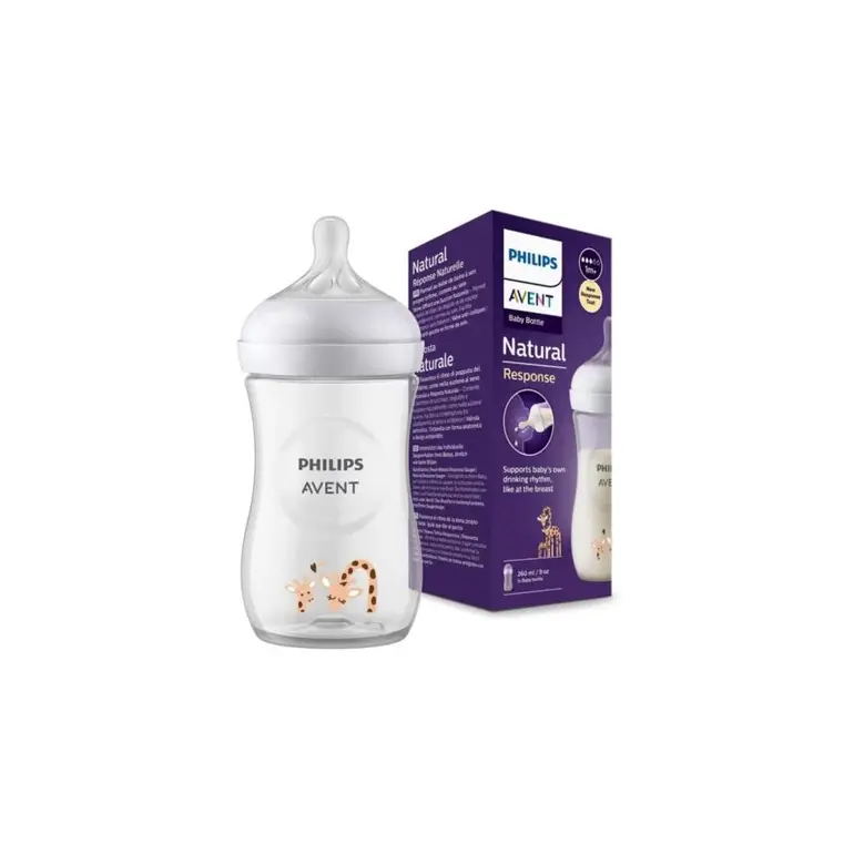 Philips Avent Natural Response Baby Bottle - 260 ml (1m+)