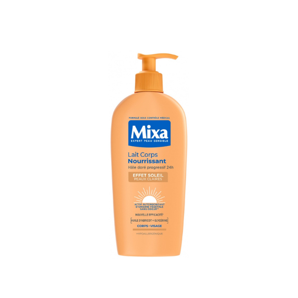 Mixa Nourishing Body Lotion with Gradual Tanning Effect for Fair Skin