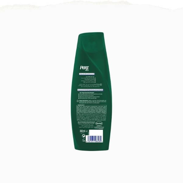 Pert Plus Shampoo, with Caffeine and Charcoal Extract, 400ml