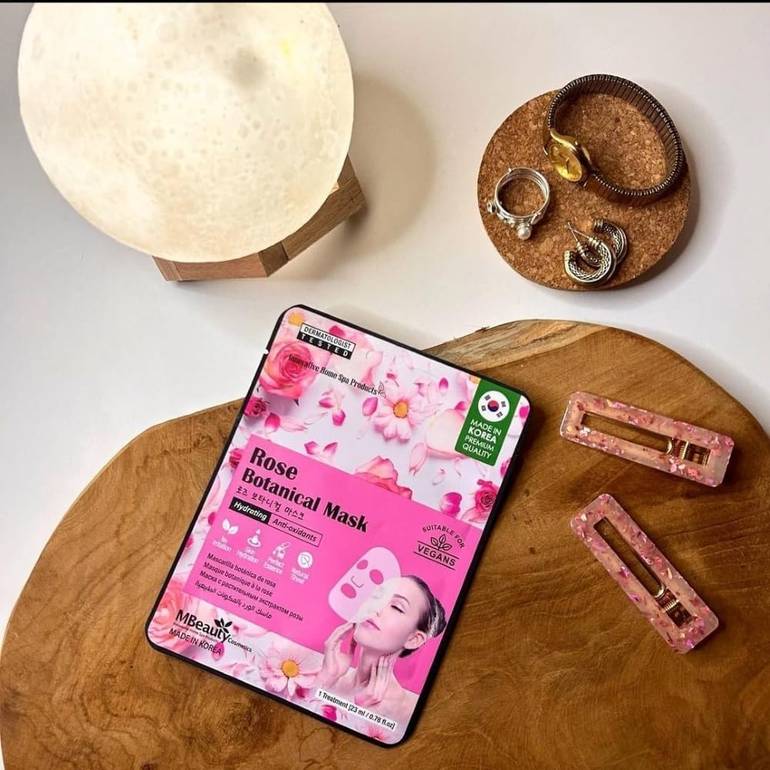 MB Beauty, Mask, Rose with Natural Ingredients