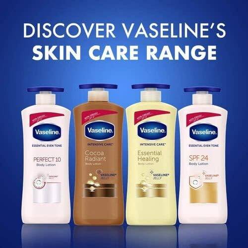 Vaseline, Essential Healing Lotion, with Oat Extract, for Dry Skin, - 400ml