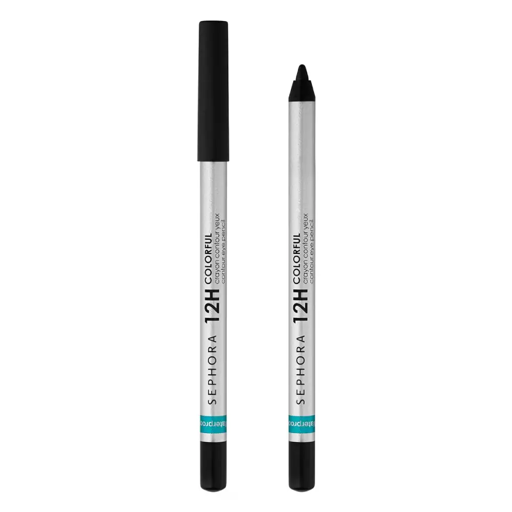 Sephora, Colorful 12-Hour Eyeliner Pencil - 01 Black Lace