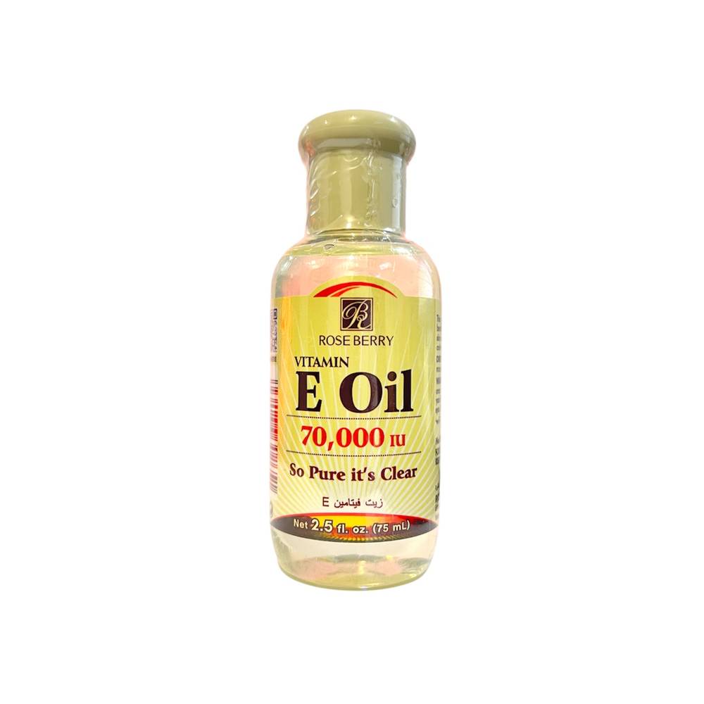 Roseberry, Pure Oil, with Vitamin E, 75 ml