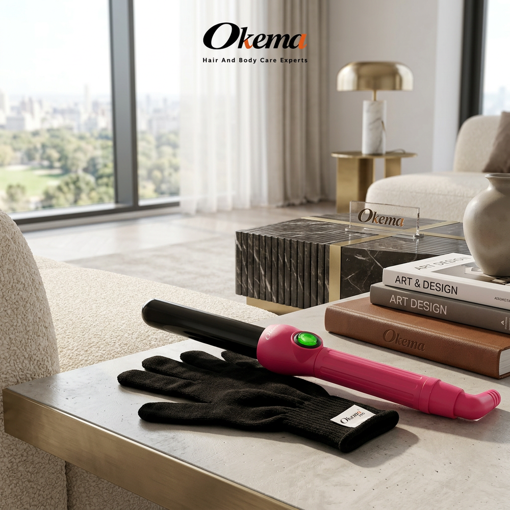 Okema Curly Hair Straightener, 25mm - OK2078