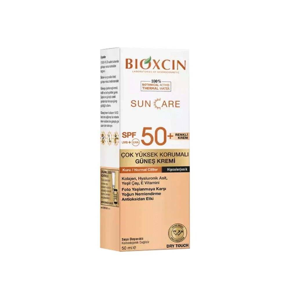 BIOXCIN, Sunscreen with SPF 50+, Skin Tone, – 50 ml 