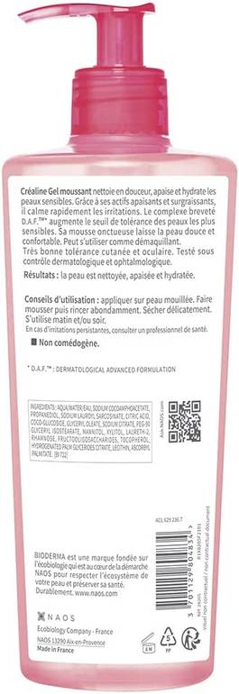 Bioderma, Keraline Cleansing Gel, for Sensitive Skin, 500 ml