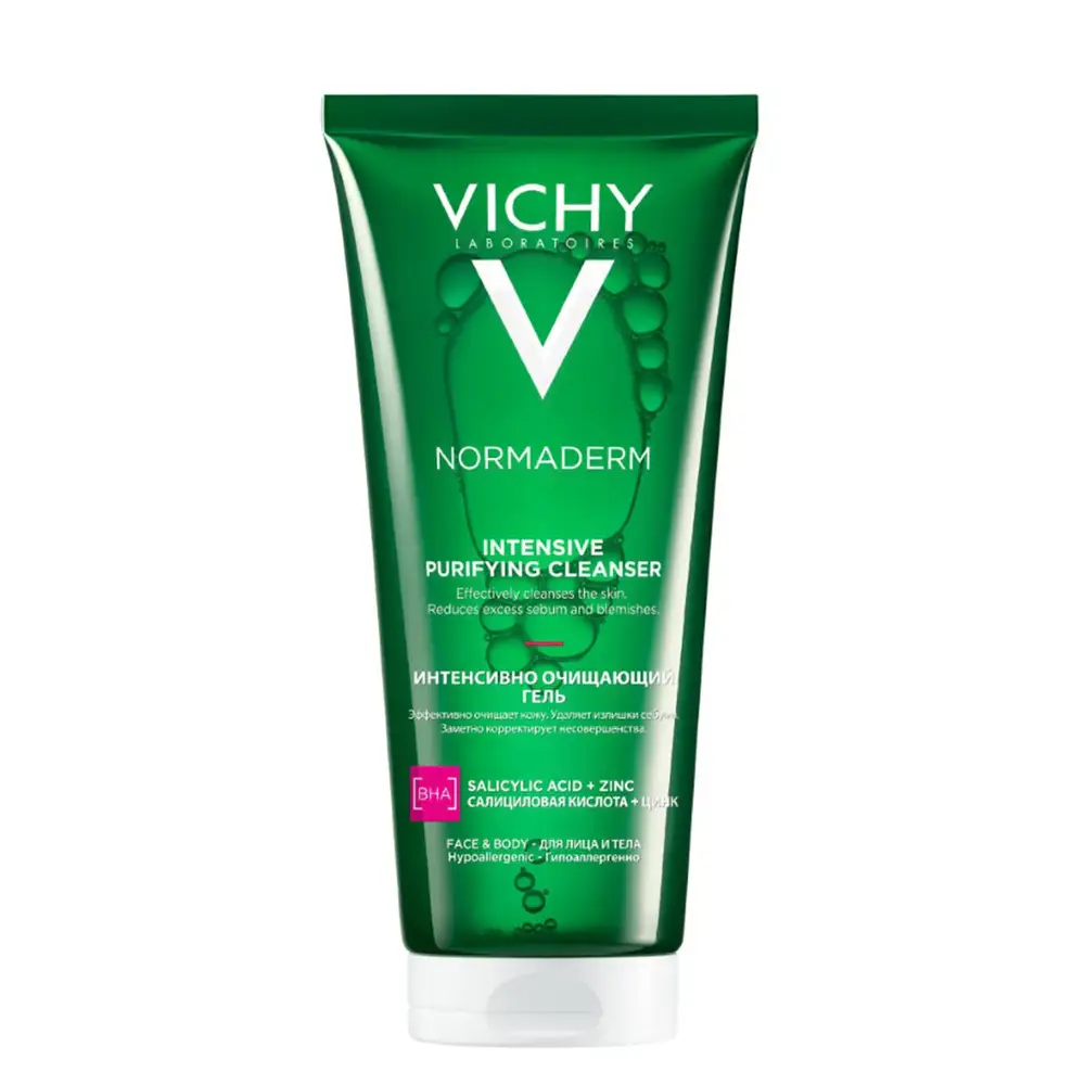  Vichy, Normaderm Cleansing Gel, for Oily and Sensitive Skin, 200ml