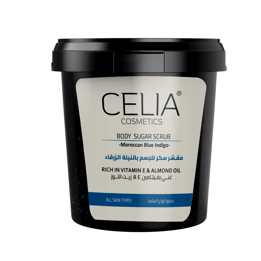 Celia, Body Sugar Scrub, Blue Indigo, 600g
