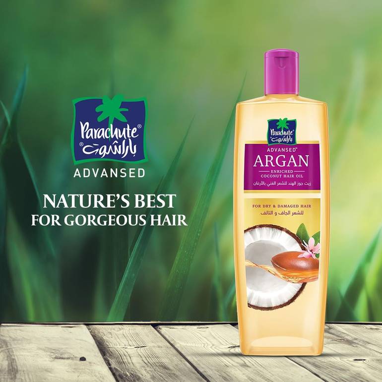 Parachute, Argan Oil with Coconut, Rejuvenates and Strengthens Dry Hair, 300ml