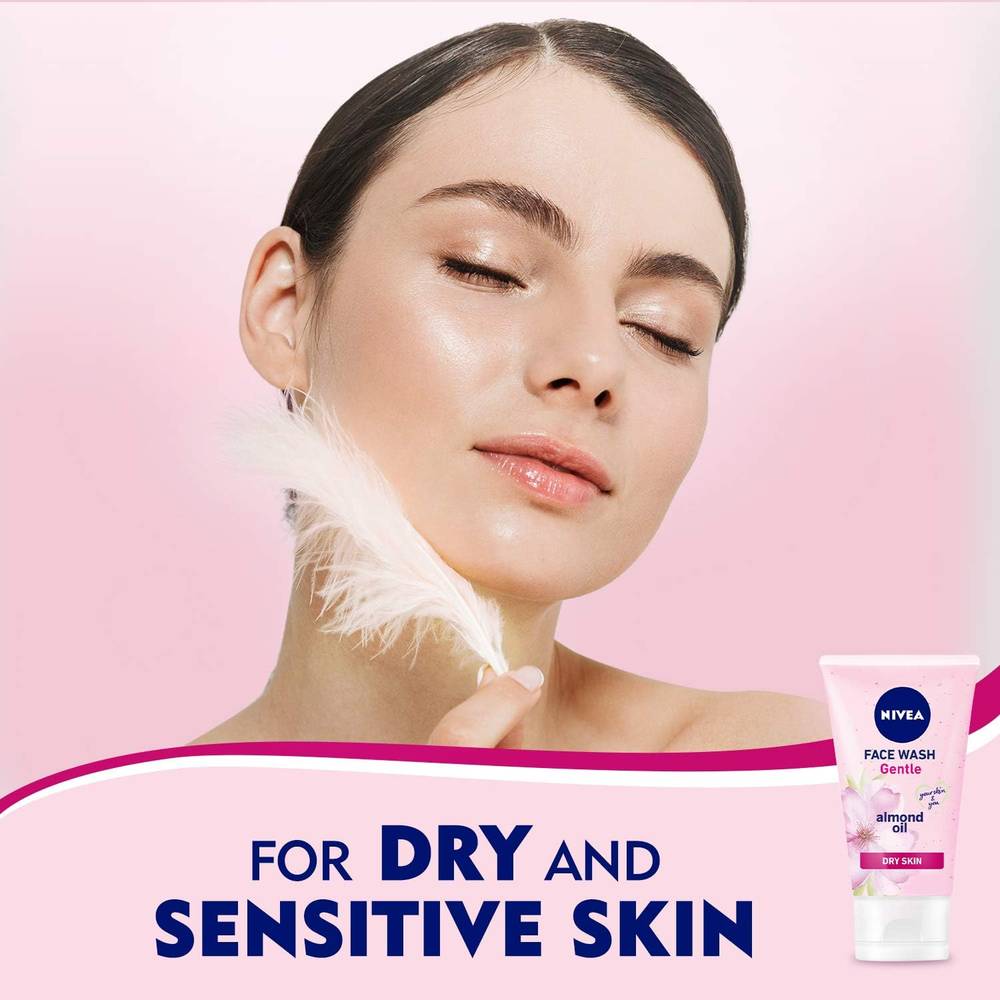 Nivea gentle face wash with almond oil