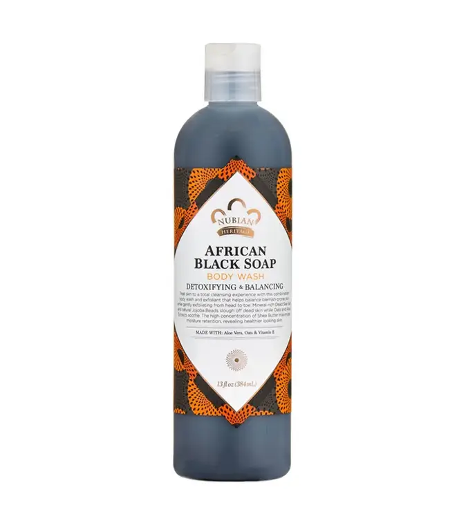 Nubian heritage, wash, scrub, body, black, African,