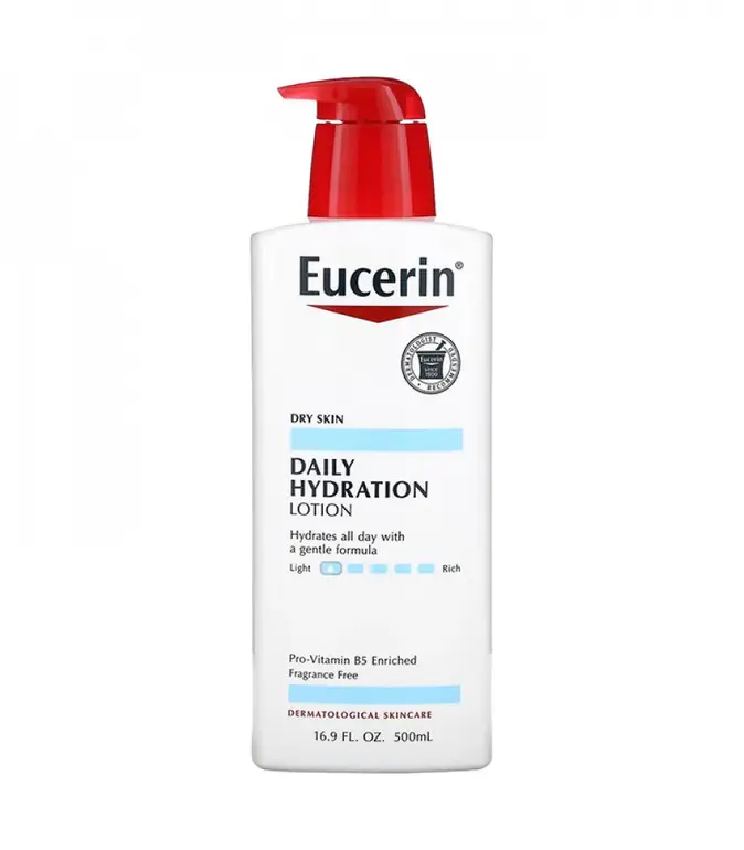Eucerin, Daily Moisturizing Lotion, for Skin, - 500 ml