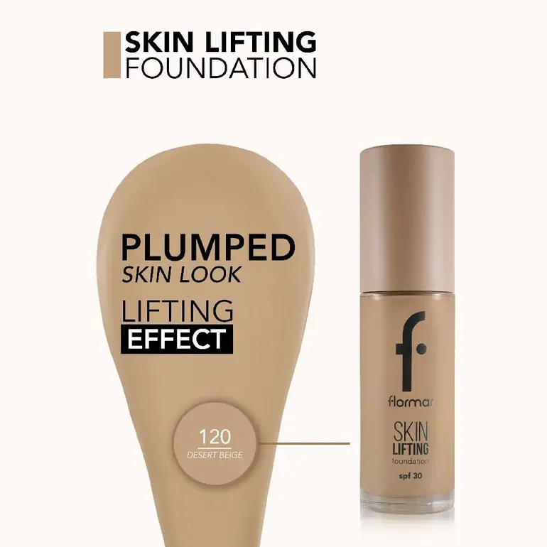 Flormar, Firming Foundation, 120 Desert Beige