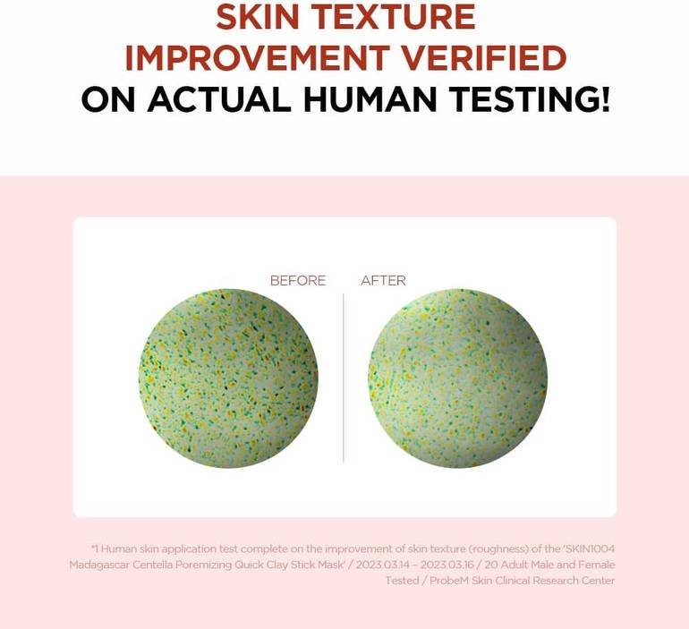 Skin1004, Madagascar Stick Mask Clay Mask, with Centella, for Pore Cleansing