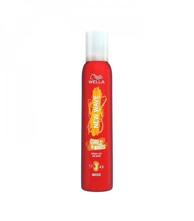 Wella, Mousse Spray, Waves, and Frizz Eraser, No. 3