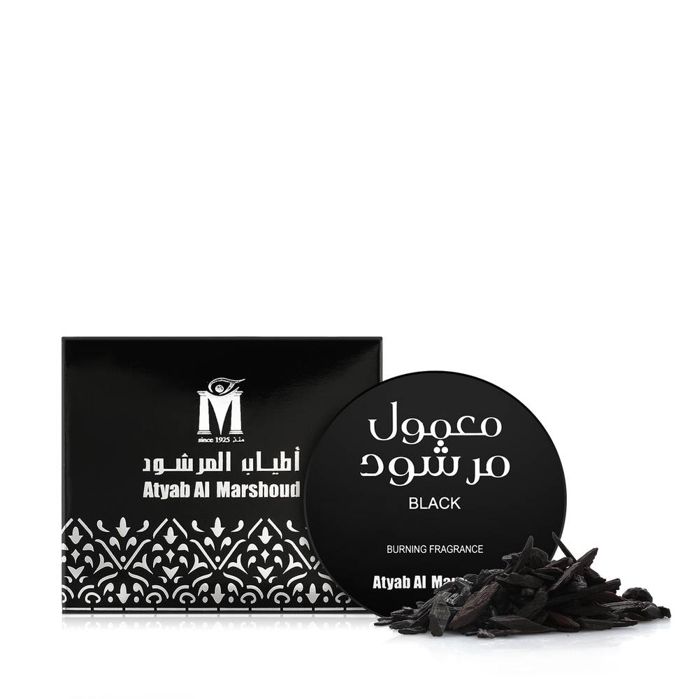 Atayeb Al-Marshood, incense made by Marshood, black