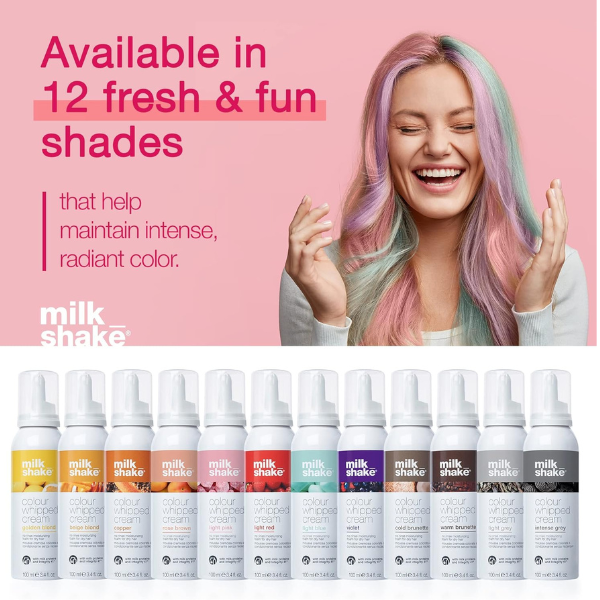Milk Shake Intense Grey Colour Enhancing Whipped Cream - 100ml