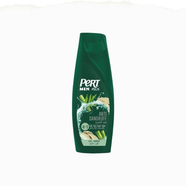 Pert Plus Anti-Dandruff Shampoo with Clay and Bamboo Extract, 400ml