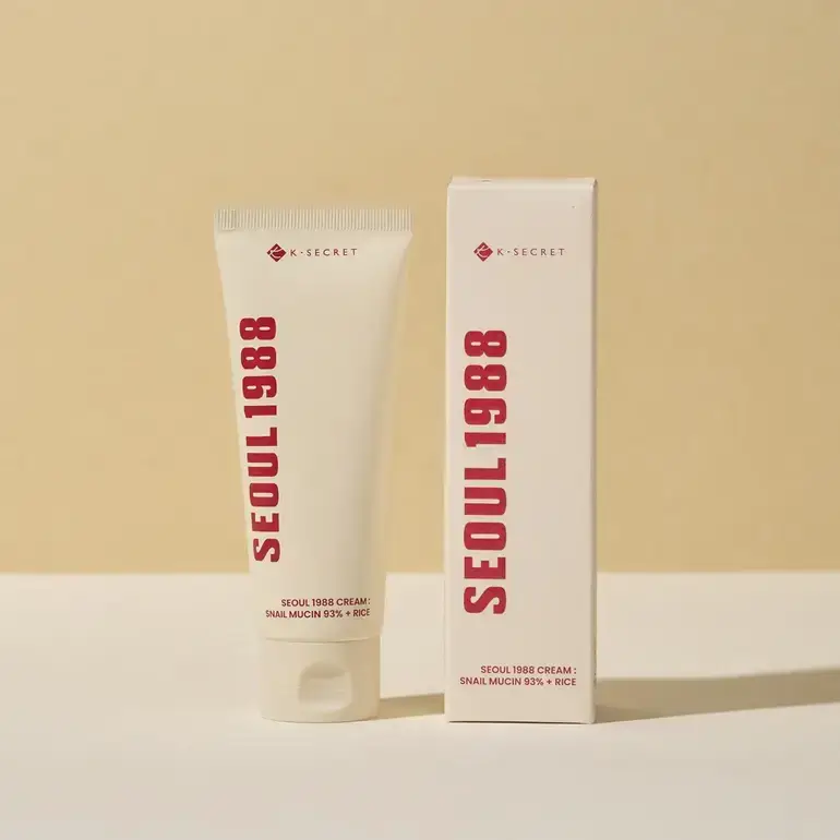 K-Secret, Seoul 1988 Moisturizing Cream, Snail, 100ml