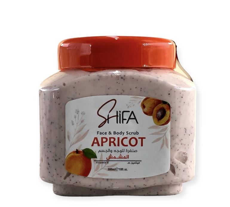 Shefa, Scrub, for Face and Body, with Apricot, - 300ml
