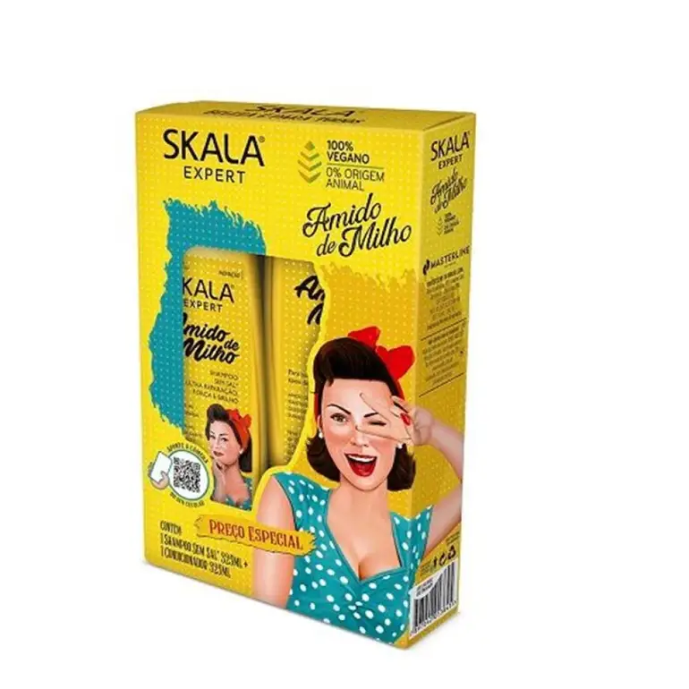 Scala Expert, Shampoo and Conditioner Set, with Corn Starch Extract