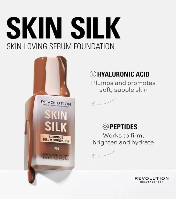 Revolution, Skin Silk Luminous Serum Foundation - Multiple Shades 
