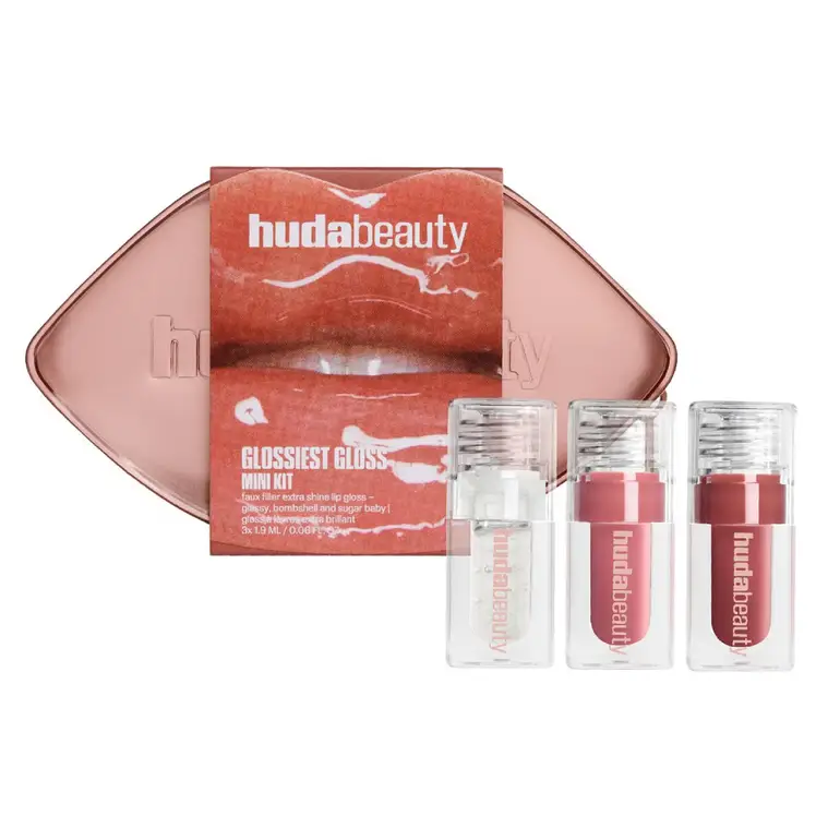 Huda Beauty, Mini Lip Gloss Set, Glossist - 3 Pieces