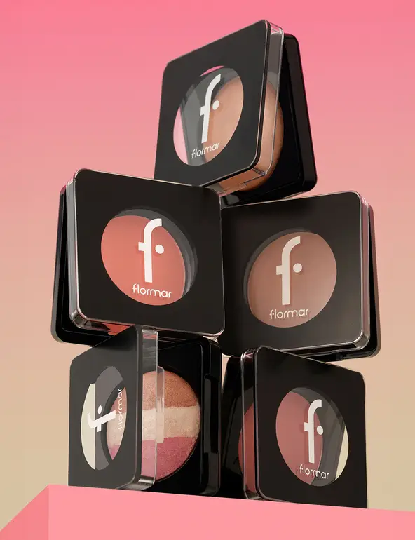 Flormar, blusher, rouge, baked multi-shade
