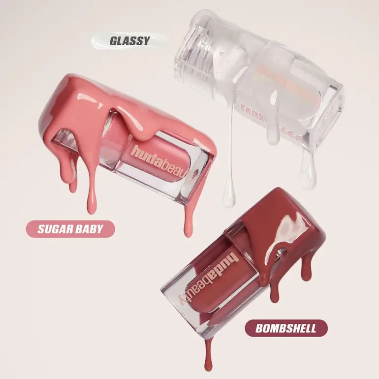 Huda Beauty, Mini Lip Gloss Set, Glossist - 3 Pieces