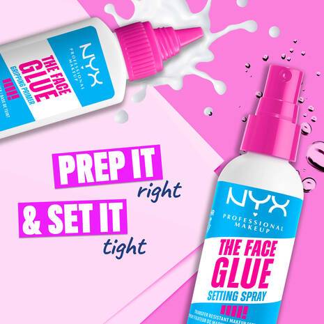 NYX, The Face glue, Makeup, Setting, Spray, - 60ml