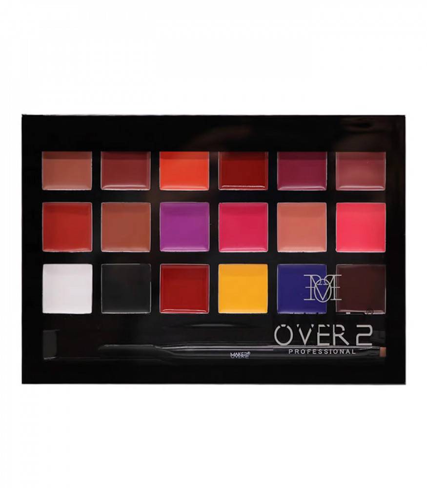 Make Over 22 Professional Lip Palette 18 Colors M3701