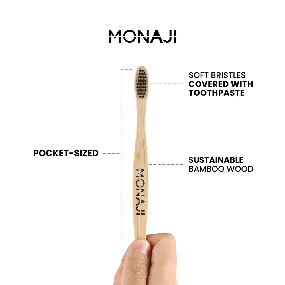 Monjali, Toothbrush Set with Toothpaste, 10 Pieces