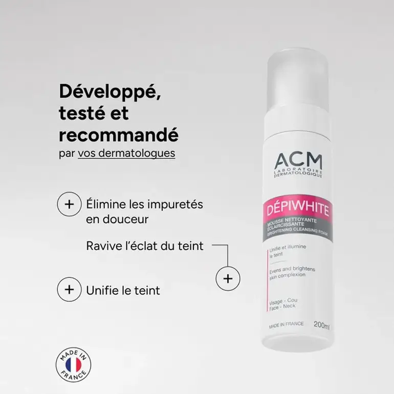 ACM, Cleansing and Whitening Foam for Skin, - 200ml