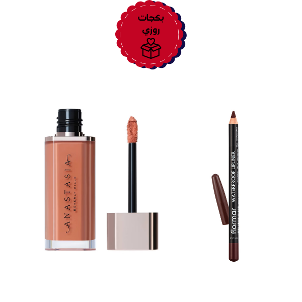 Rozy, Lip Combo, Lip Liner + Liquid Lipstick