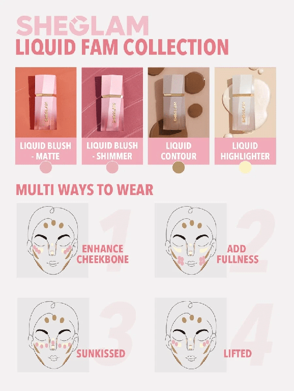 Shiglam, Bloom Matte Liquid Blush, - Rose Ritual
