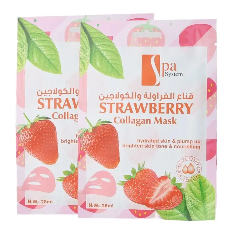 Spa System Strawberry & Collagen Mask, 28ml