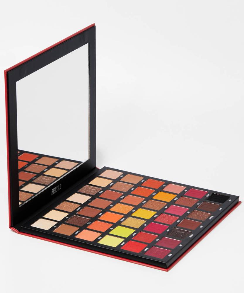 By Beauty Bye, Eyeshadow Palette, 42 Colors - FIERY
