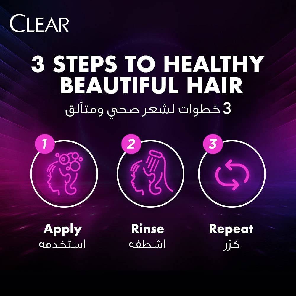 Clear, Shampoo, + Conditioner, 2 in 1, Softness, Shine, Anti, Dandruff, - 400 ml