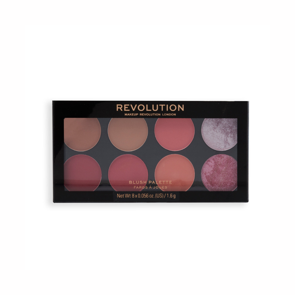 Revolution, Blush Palette, Sugar & Spice, 8 Colors