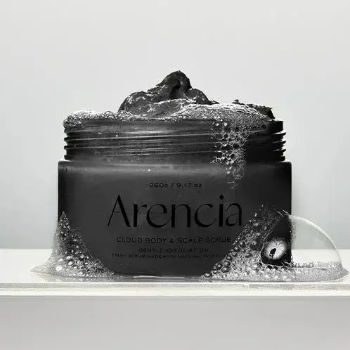 Arencia Fresh Cloud Black Tea & Yuzu Scalp & Body Scrub - 260g 