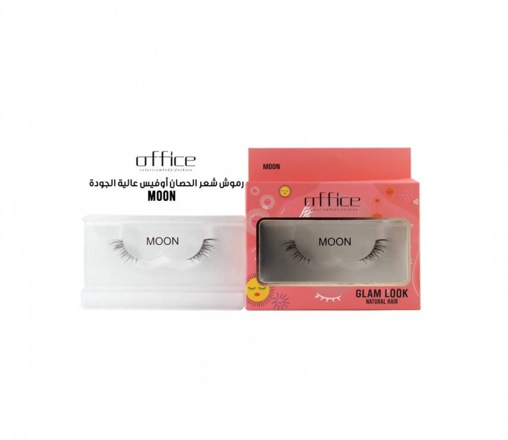 Office natural hair eyelashes moon s06