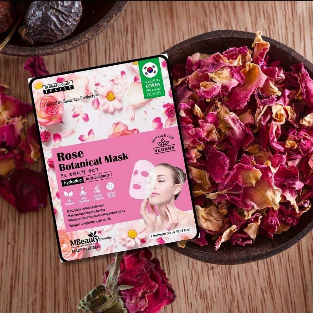MB Beauty, Mask, Rose with Natural Ingredients