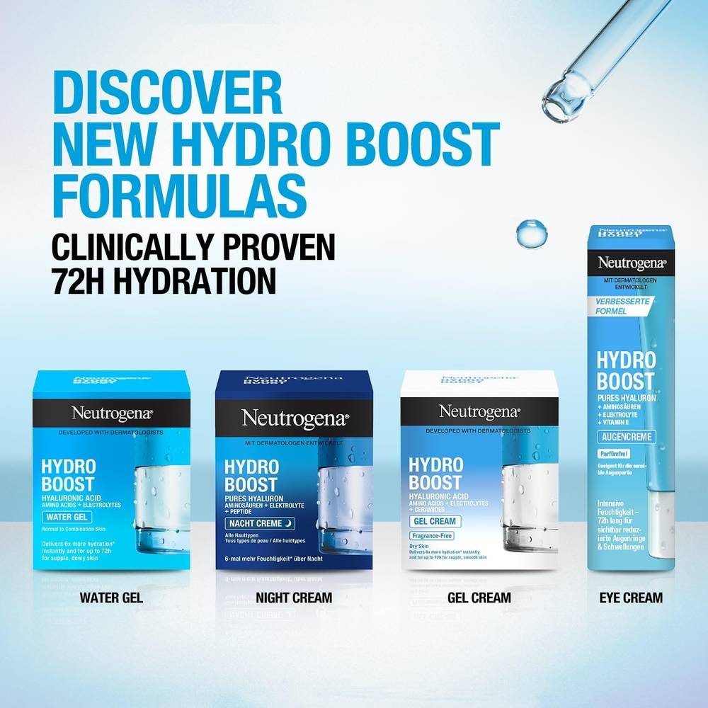 Neutrogena, Water Gel, Hydra Boost, Facial Moisturizer, - 50ml