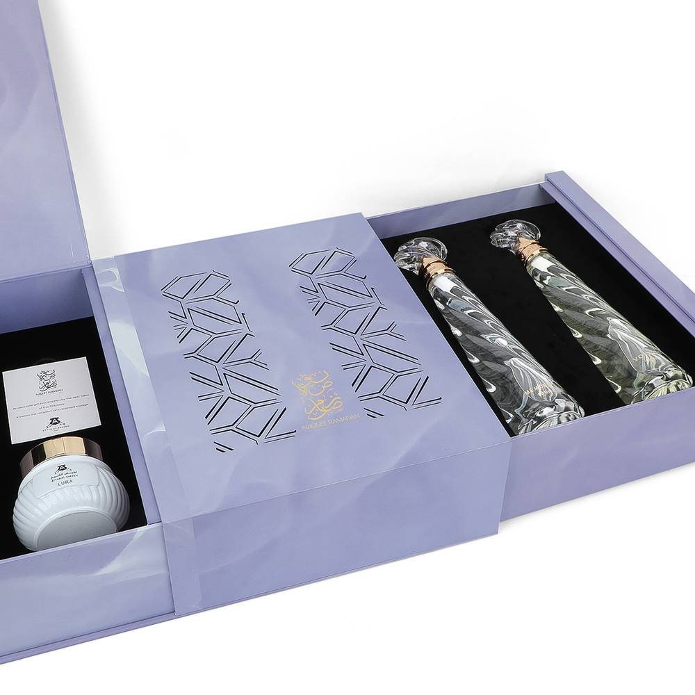 Atyab Al-Sheikh Ramadan Naqsa Set - Incense + 2 Perfumes